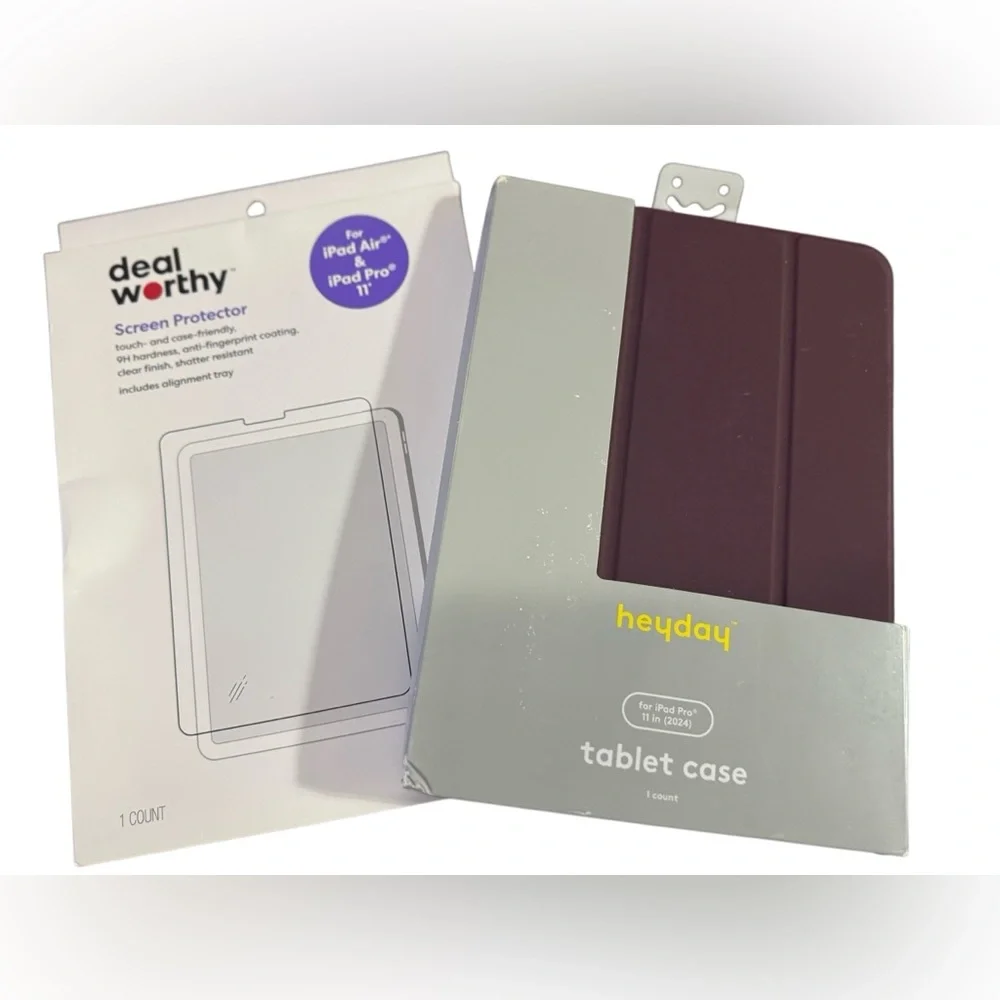 Heyday iPad Pro 11 Puffy Case & Screen Protector New in boxes